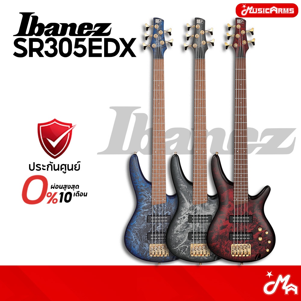 Ibanez SR305EDX Electric Bass เบสไฟฟ้า รับประกันศูนย์ Music Arms