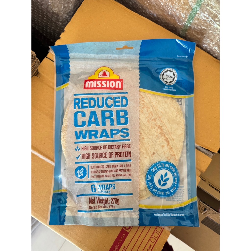 mission wrap แผ่นแป้งตอติญ่า สูตรคีโต คลีน แป้งน้อย แป้งแร็ป แผ่นแป้งสำเร็จรูป แป้งตอติญ่าสําเร็จรูป