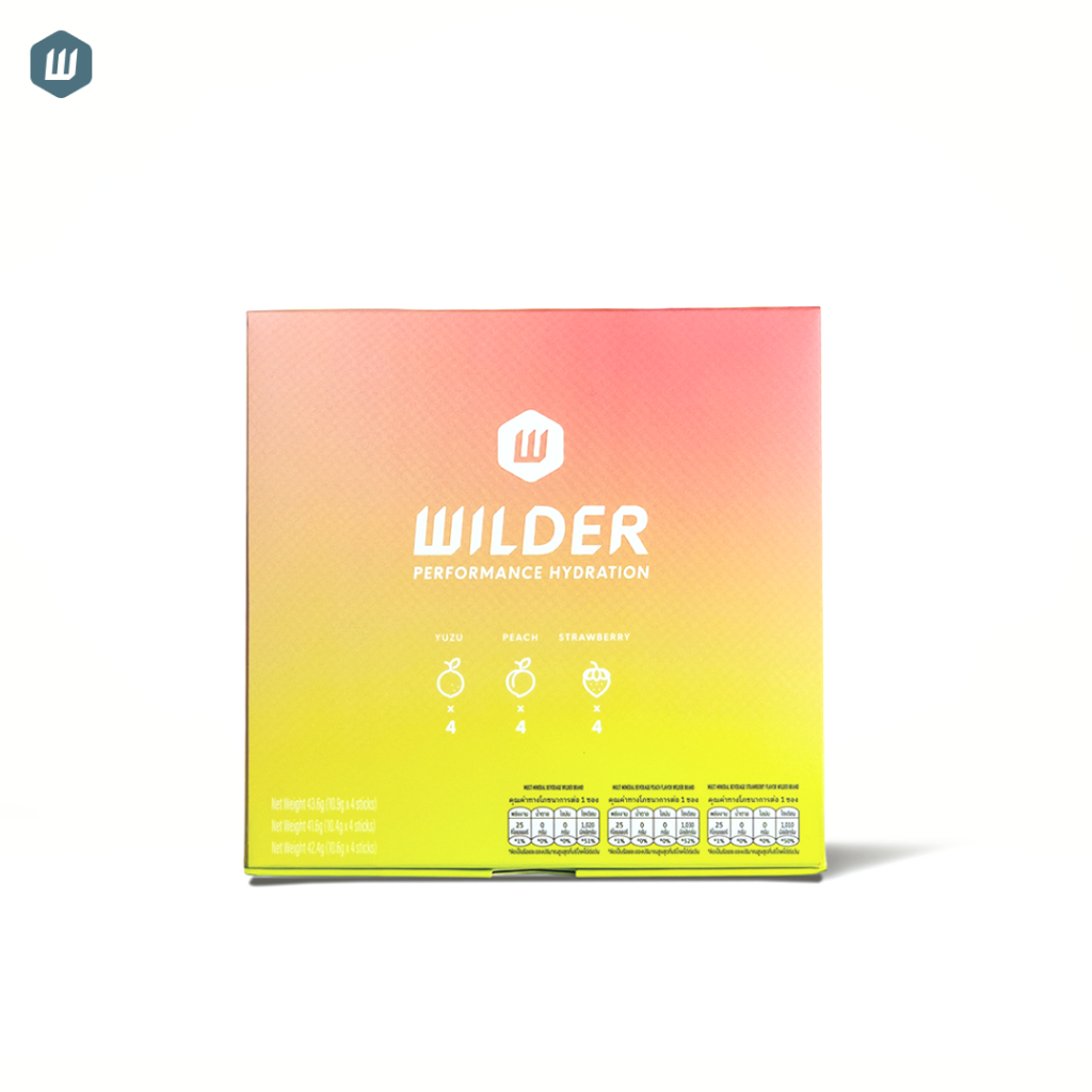 WILDER SUGAR-FREE ELECTROLYTE VARIETY PACK | ผงเกลือแร่ชงดื่ม