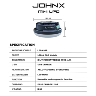 🌞ส่งด่วน ส่งฟรี🌞โคมไฟ OCTOBASE John x Mini UFO รุ่นใหม่ มาพร้อมเคส ไฟซาลาเปา OCTOBASE รับประกัน 1 ปี