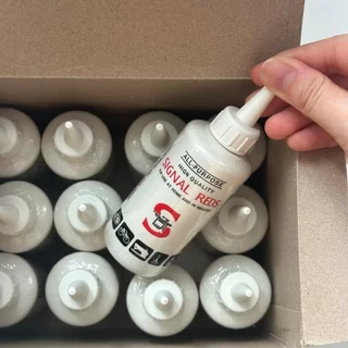 (ยกกล่อง12ขวด)น้ำมันจักร ขนาด 40ml. ตรา SIGNAL REDS น้ำมันหล่อลื่น เกรดดี