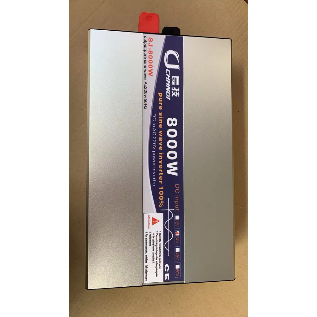 inverter Cj 8000w 12/24/48v dc to 220vac pure sine wave