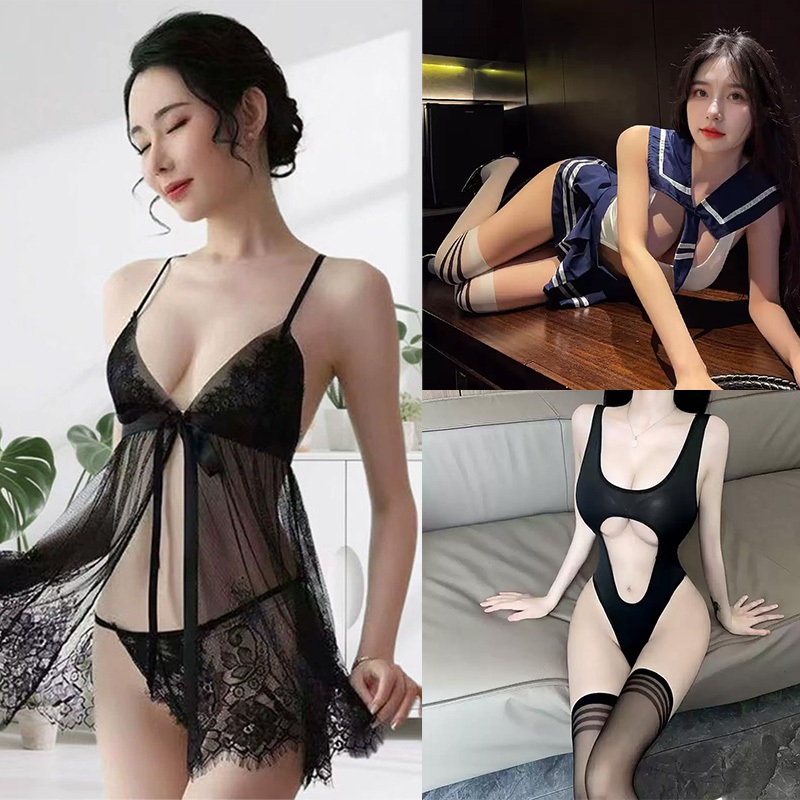 🔥ส่งไวจาก กทม🔥 ชุดคอสเพลย์นักเรียน ชุดบอดี้สูทแฟชั่น ชุดนักเรียนญี่ปุ่น ชุดบันนี่คอสเพลย์ N02-24/N02