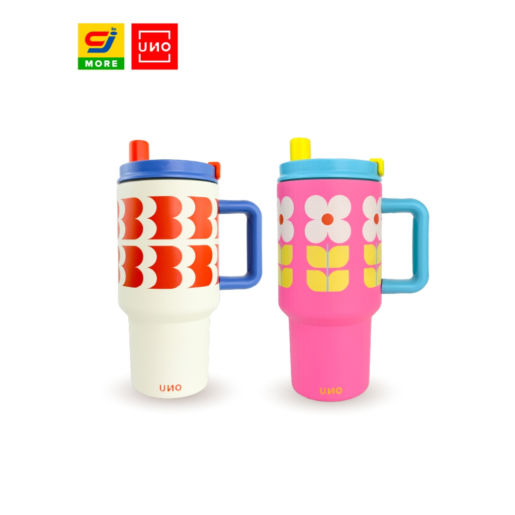 UNO แก้วเก็บความเย็นแบบมีหูจับ ขนาด 900 ML.