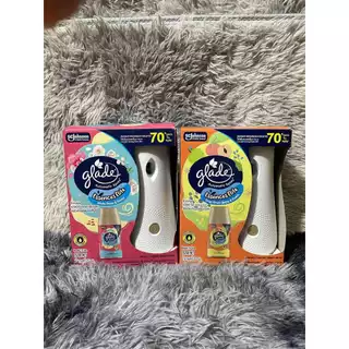 Glade automatic spray เครื่องพ่นสเปรย์น้ำหอมอัตโนมัติ 3อิน1( รีฟิล+เครื่อง+ุถ่าน2ก้อน)