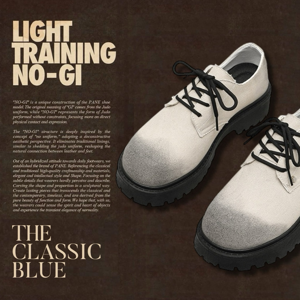 (พร้อมส่ง) The Classic blue - White Lisbon Derby shoes รองเท้าหนังเดอร์บี้ - ไซส์ใหญ่สุด 46 ยาว 28.5 ซม.