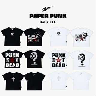 (🔥จัดส่งด่วน 1 วัน!) 22wrldwidee Paper Punk Baby Tee รวมเสื้…