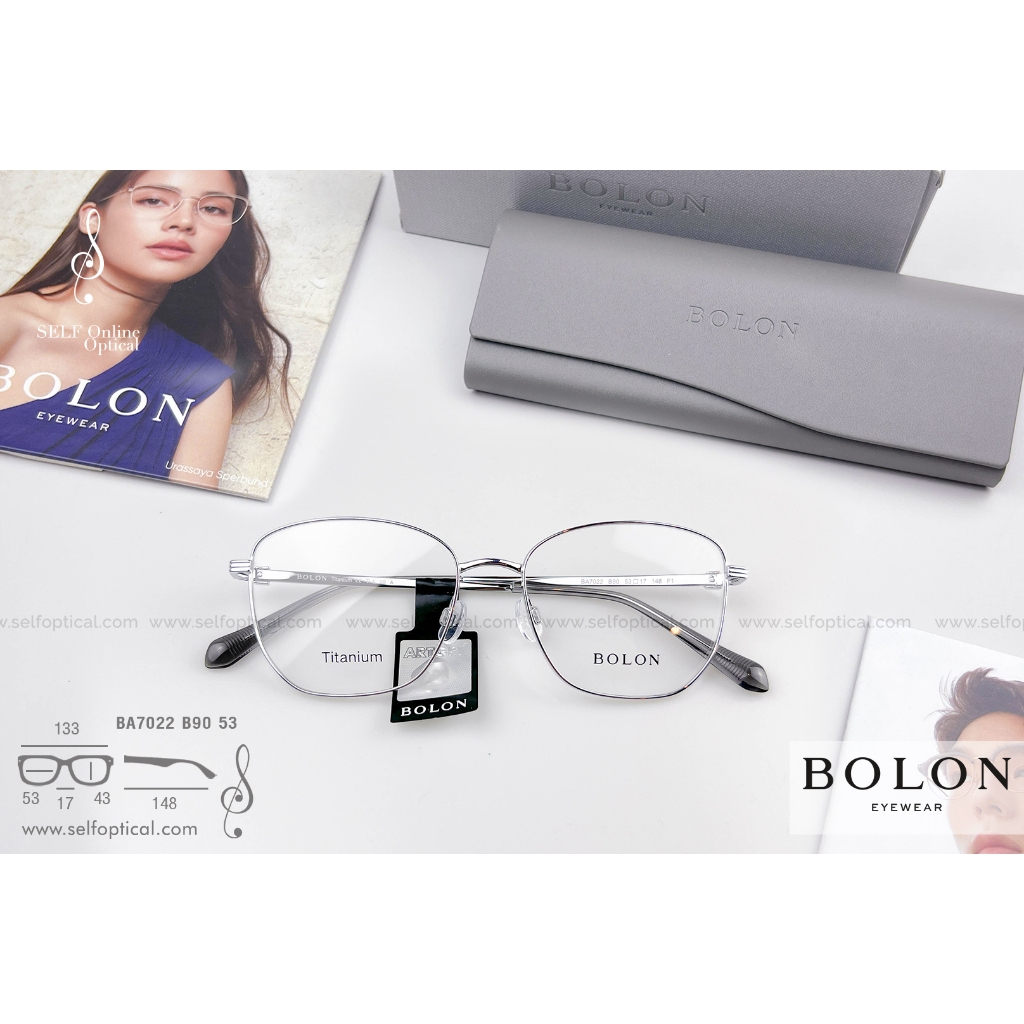 กรอบแว่น BOLON FES BA7022 B90 Size 53 ลิขสิทธิแท้ by SELF Optical