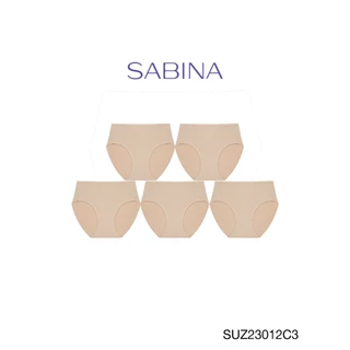 Sabina กางเกงชั้นใน (Set 5 ชิ้น) รุ่น Panty Zone รหัส SUZ23012C3 สีเนื้อเข้ม
