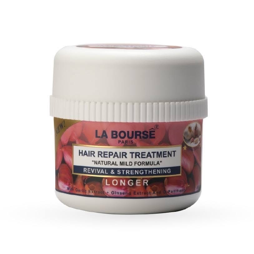 LA Bourse Hair repair treatment with Garlic ลาบูสส์ ทรีทเมนท์ ดีท็อก (กระเทียม) ราคา ถูกที่สุด ดีลบีเคเค