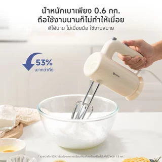Simplus เครื่องตีไข่มือถืออเนกประสงค์ น้ำหนักเบา ตีวิปครีม นวดแป้ง ทำขนมง่ายๆ ที่บ้าน DADQ001