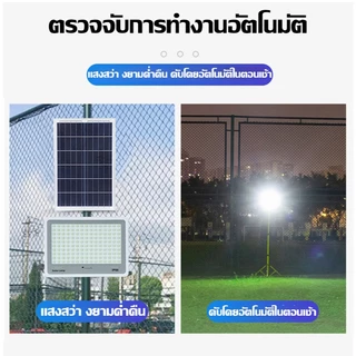 🔥ซื้อ 1 แถม 1🔥ไฟโซล่าเซลล์กันน้ำ กันฟ้าผ่า 1950,000Wไฟโซล่าเซล IP67โซลาร์เซลล์ Solar Light ไฟโซลาเซลล์ เซ็นเซอร์