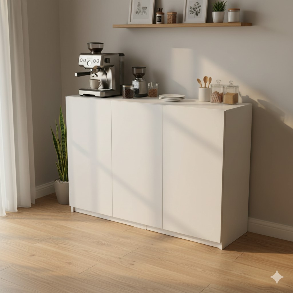 🔥ราคาถูก🔥Hawa 90 Furniture#2 เคาน์เตอร์ 3บาน รุ่นใหม่เรียบหรู ท็อปกันน้ำ 💦💧 35*120*80✔️❤️