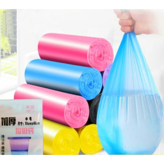 ถุงขยะ พกพา ใช้ง่าย ถุงขยะแบบม้วน - รูปที่ 2