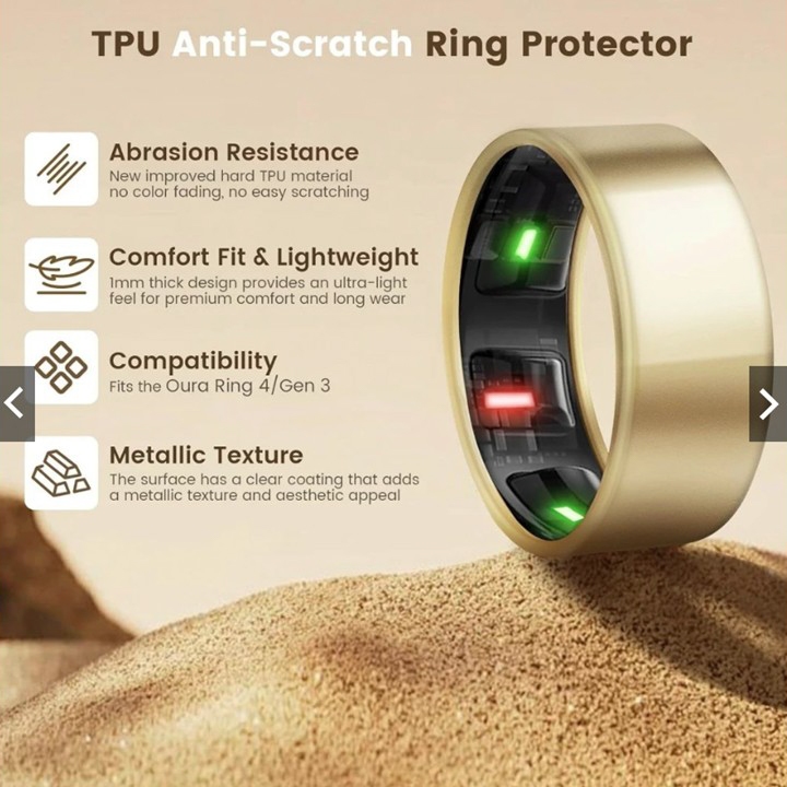 [สินค้าพร้อมส่ง/ส่งด่วน] เคส TPU Oura Ring Gen 4 / Gen 3 เคสป้องกันรอย กันกระแทก เปลี่ยนลุคได้ ราคา ถูกที่สุด ดีลบีเคเค แกลเลอรีภาพที่ 4