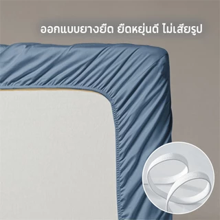 ผ้าปูที่นอน 6ฟุต/5ฟุต/3.5ฟุต/3ฟุต ชุดผ้าปูที่นอน ผ้าปูสีพื้น รัดมุมรอบเตียง360องศา