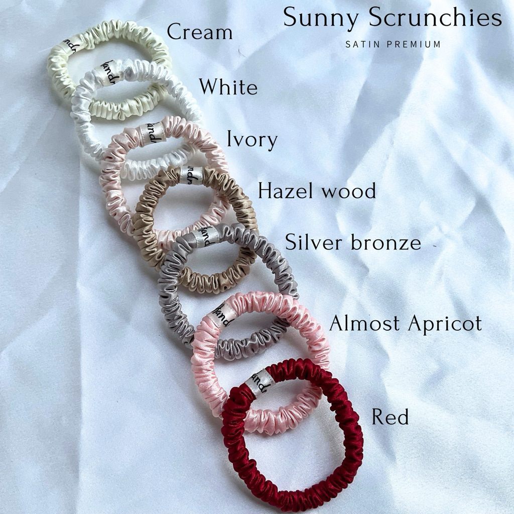 ยางรัดผม Sunny Scrunchies  (Tiny) (สำหรับผมบาง) Collection Premium Satin