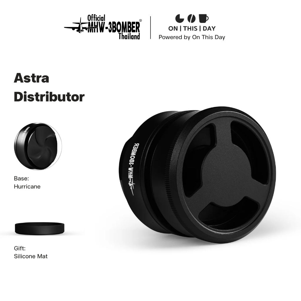 MHW-3BOMBER Astra Gravity Distributor ที่เกลี่ยผงกาแฟ ขนาด 51 / 53.35 / 58.5 mm