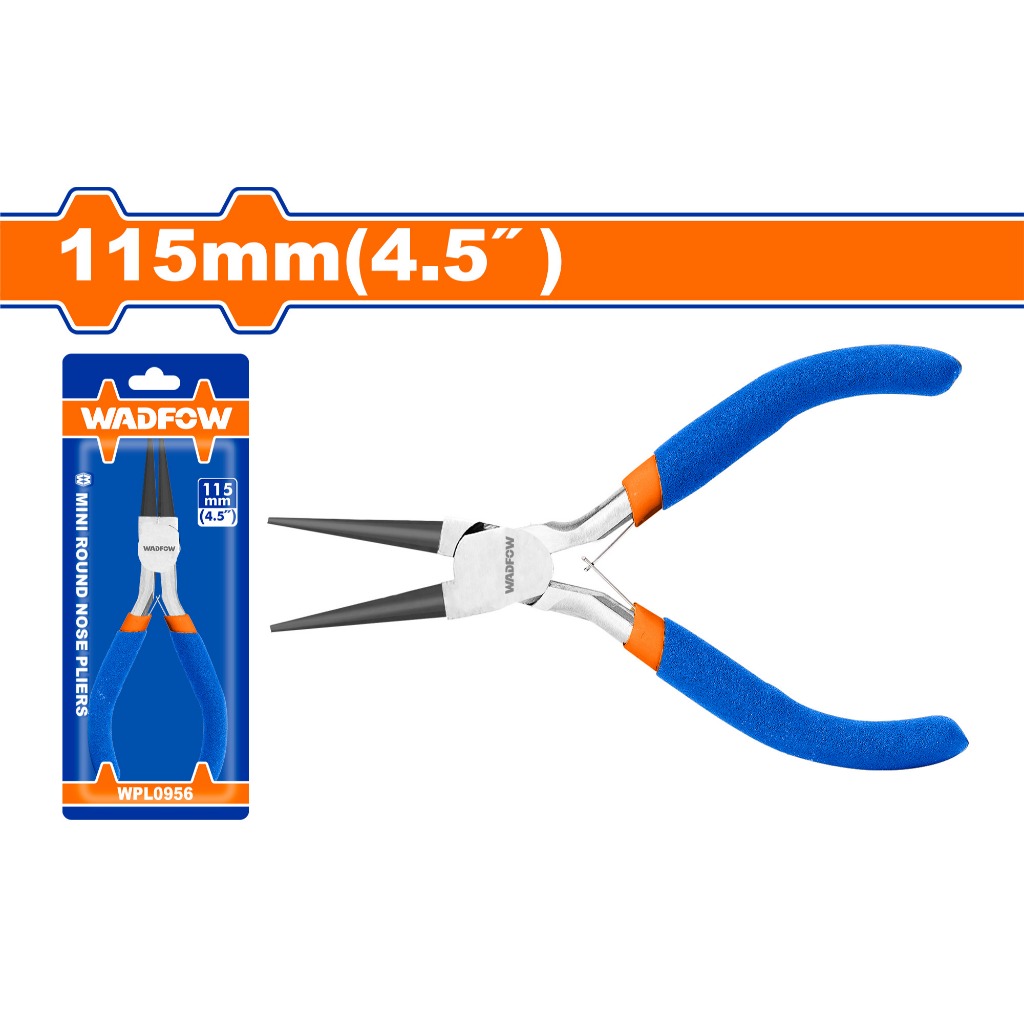 WADFOW WPL0956 คีมมินิปากแหลมกลม 4.5″