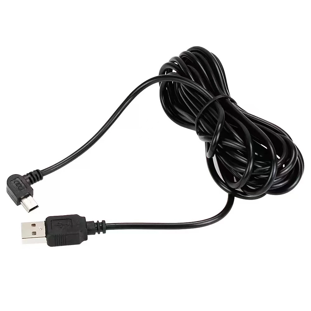 สาย USB2.0 TO mini usb 5Pin ยาว3.5เมตร ใช้ชาร์จกล้องติดรถ(สายสีดำ) thumbnail 3