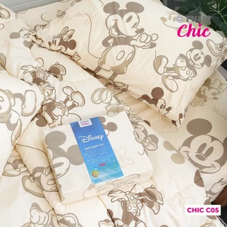 TULIP CHIC มิกกี้เมาส์ CHIC C05 Mickey ลิขสิทธิ์แท้ดิสนีย์ ชุดผ้าปู ผ้าห่มนวม สไตล์มินิมอล สัมผัสนุ่มไม่ระคายผิว Disney