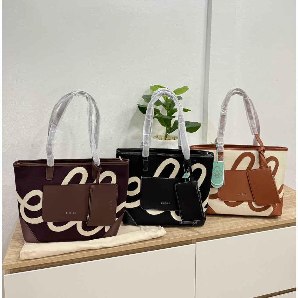 #1678✨ Tote Bag CICELLE#กระเป๋าสะพายไหล่ #กระเป๋าสะพายข้าง #กระเป๋าใส่ของเยอะ