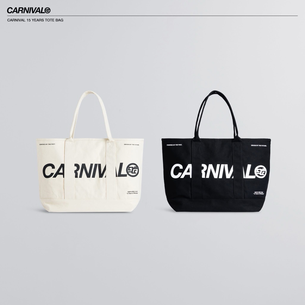 [พร้อมส่ง ของแท้💯%] กระเป๋า CARNIVAL 15 YEARS  TOTE BAG