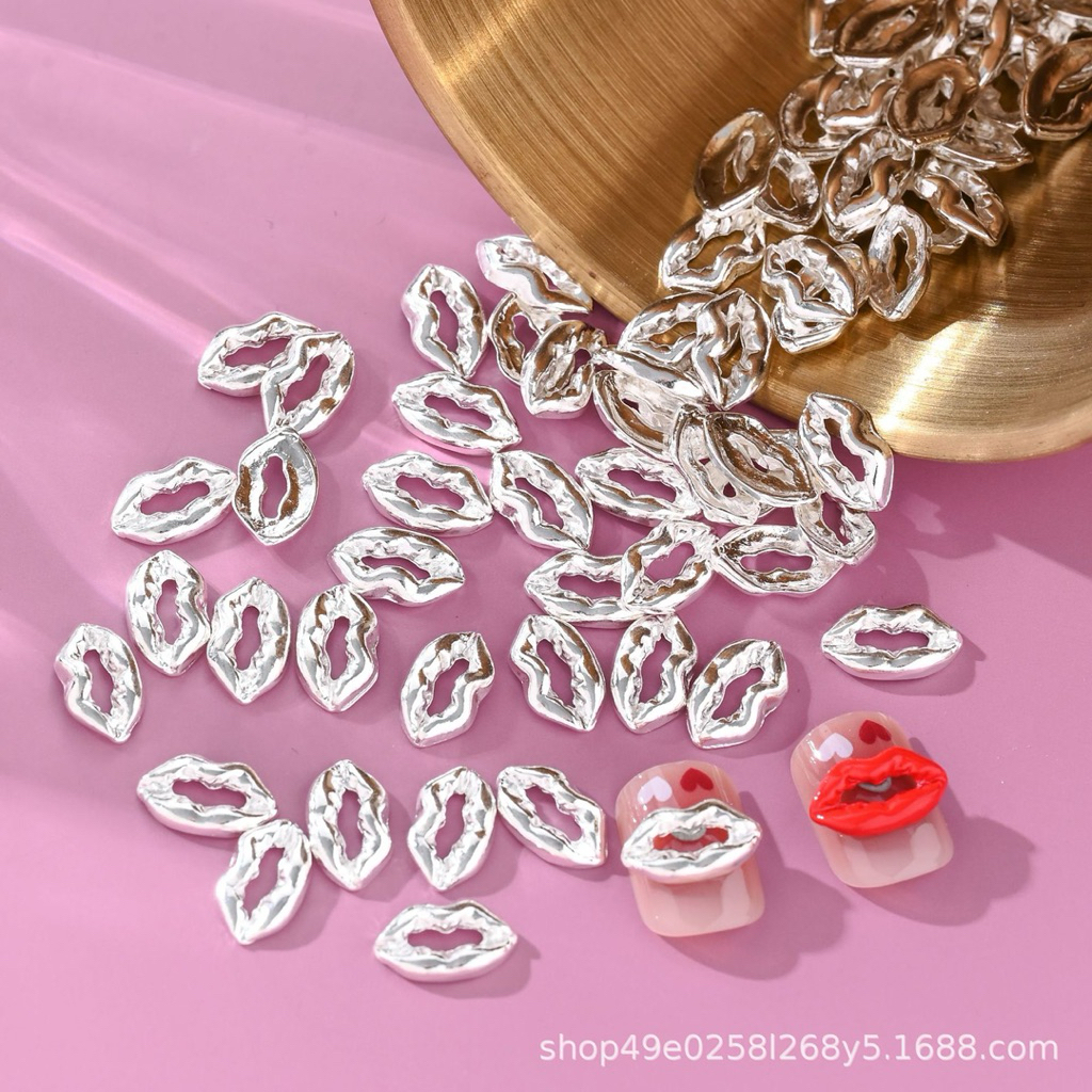 อะไหล่รูปปาก สำหรับแต่งเล็บ 10 ชิ้นต่อแพ็ค🇹🇭🇹🇭🇹🇭 - รูปที่ 3