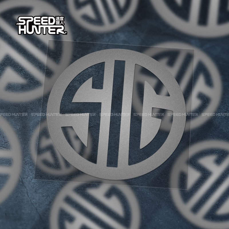 SIG Sauer Sigsauer สติ๊กเกอร์ติดตัวถังรถ สติ๊กเกอร์สะท้อนแสง