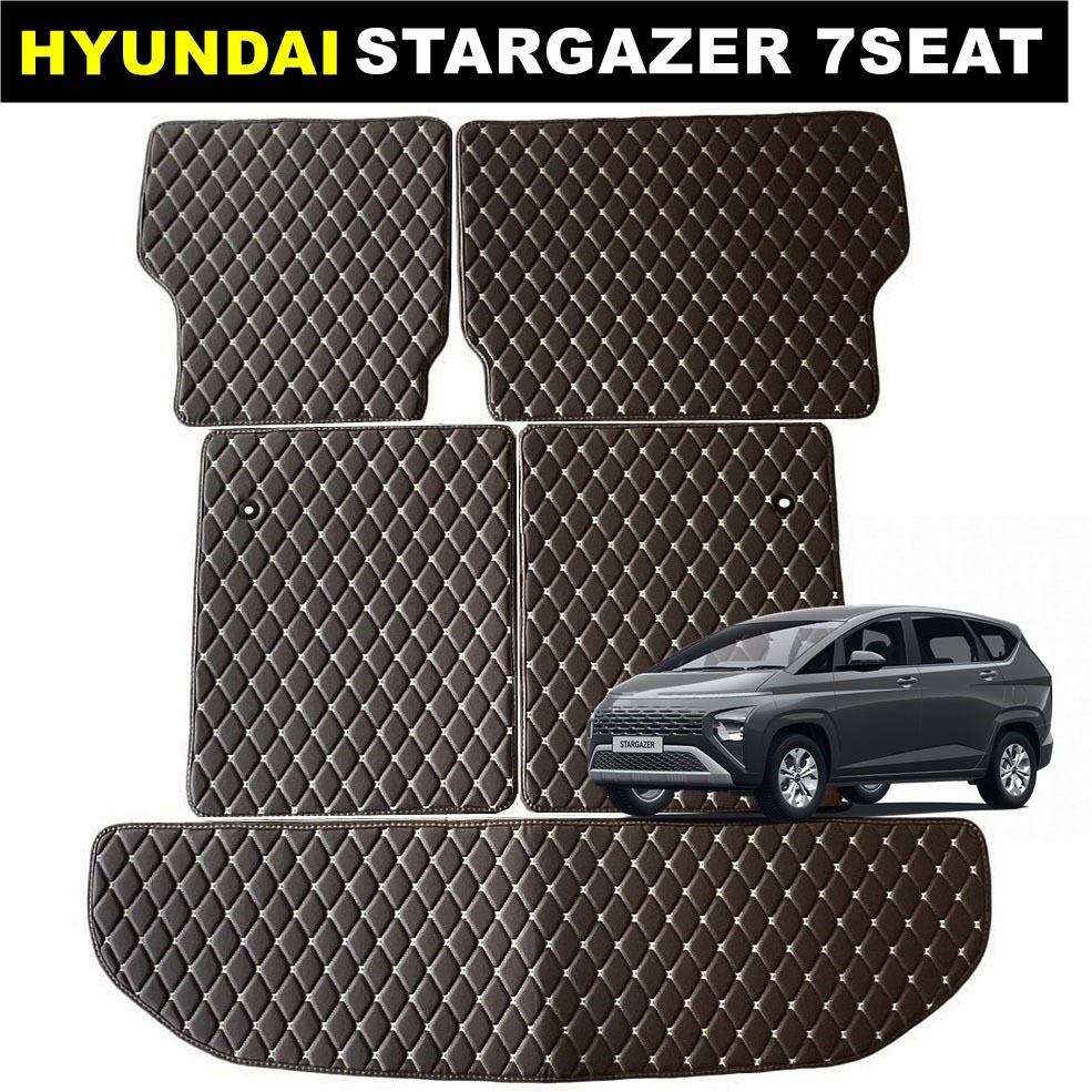 แผ่นปูท้ายรถ+พับเบาะ HYUNDAI STARGAZER