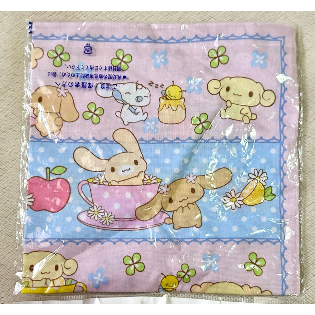 ของใหม่ ผ้าเช็ดหน้า Cinnamoroll Mocha Cappuccino Chiffon Sanrio ขนาด 42 ซม.