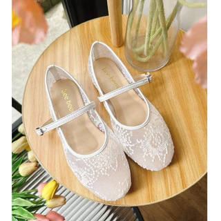 รองเท้าตาข่ายปักเลื่อมรหัสN-03แต่งสายคาดเข็มขัดทรงสวยใส่สบายตาข่ายระบายอากาศได้ดีพร้อมส่งในไทย