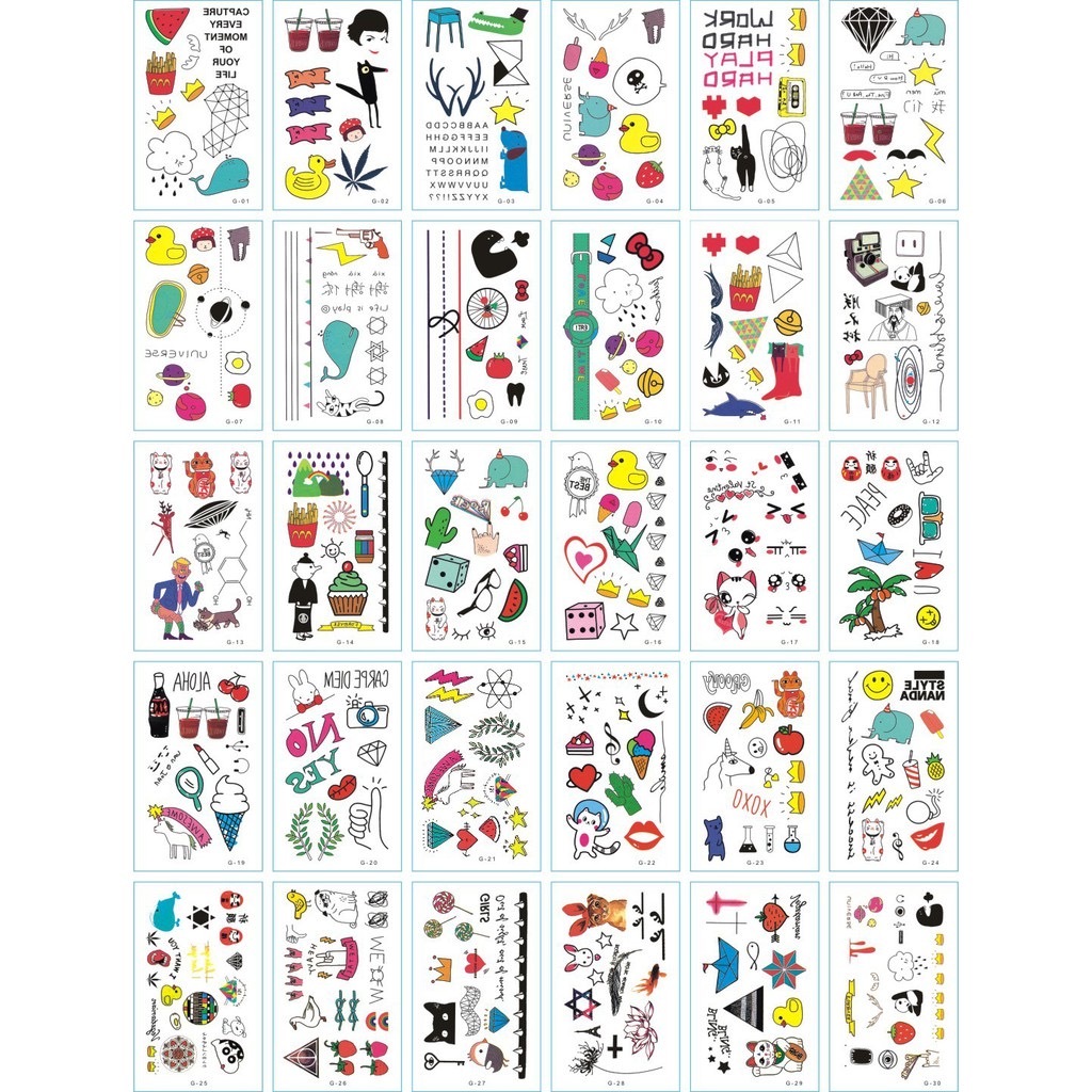 BKK จัดส่งตลอด 24 🚗 ชั่วโมง ของขวัญจะถูกมอบให้แบบสุ่ม สติกเกอร์รอยสัก