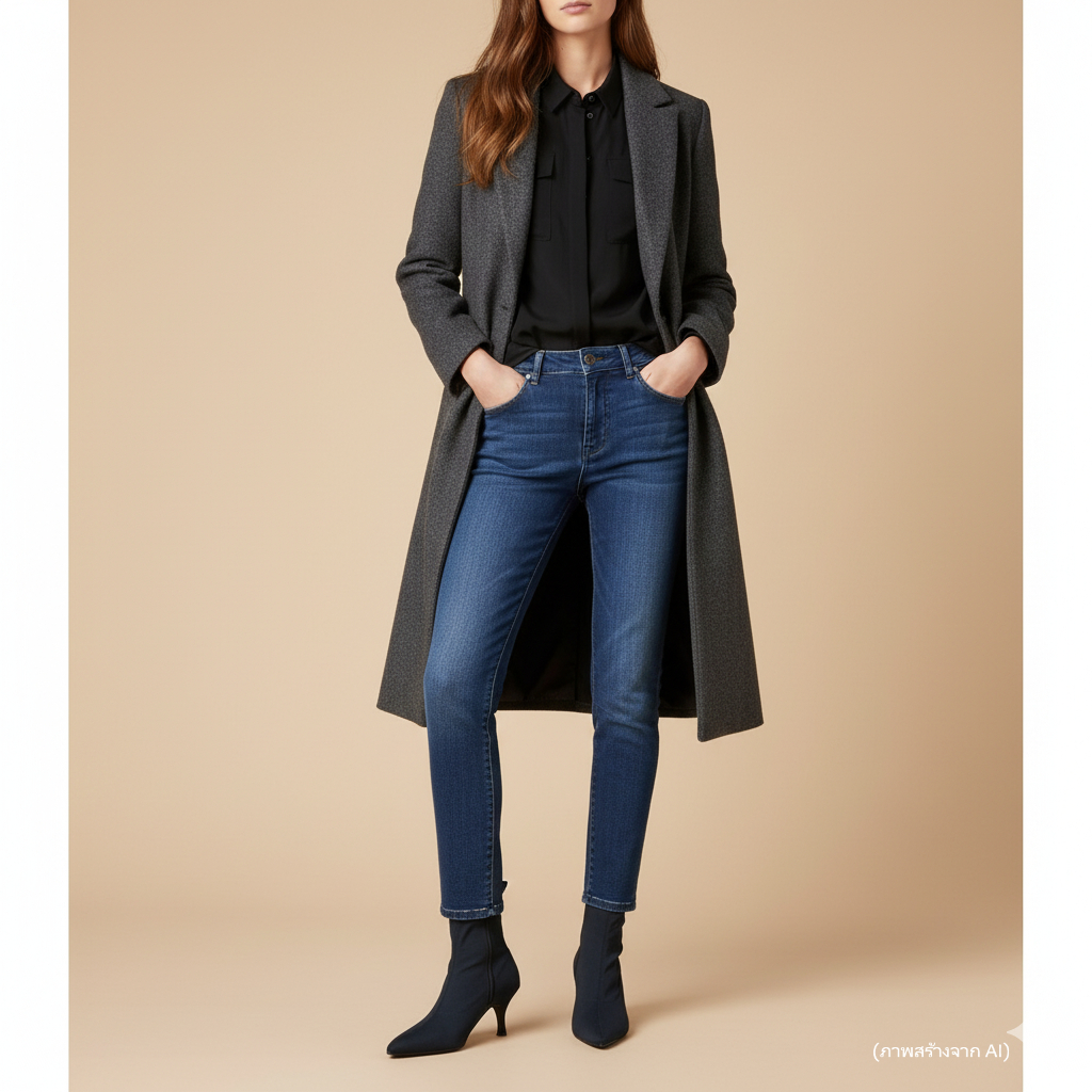 Fourth August รองเท้าบู๊ท รุ่น WONDER STRETCH CANVAS BOOTS