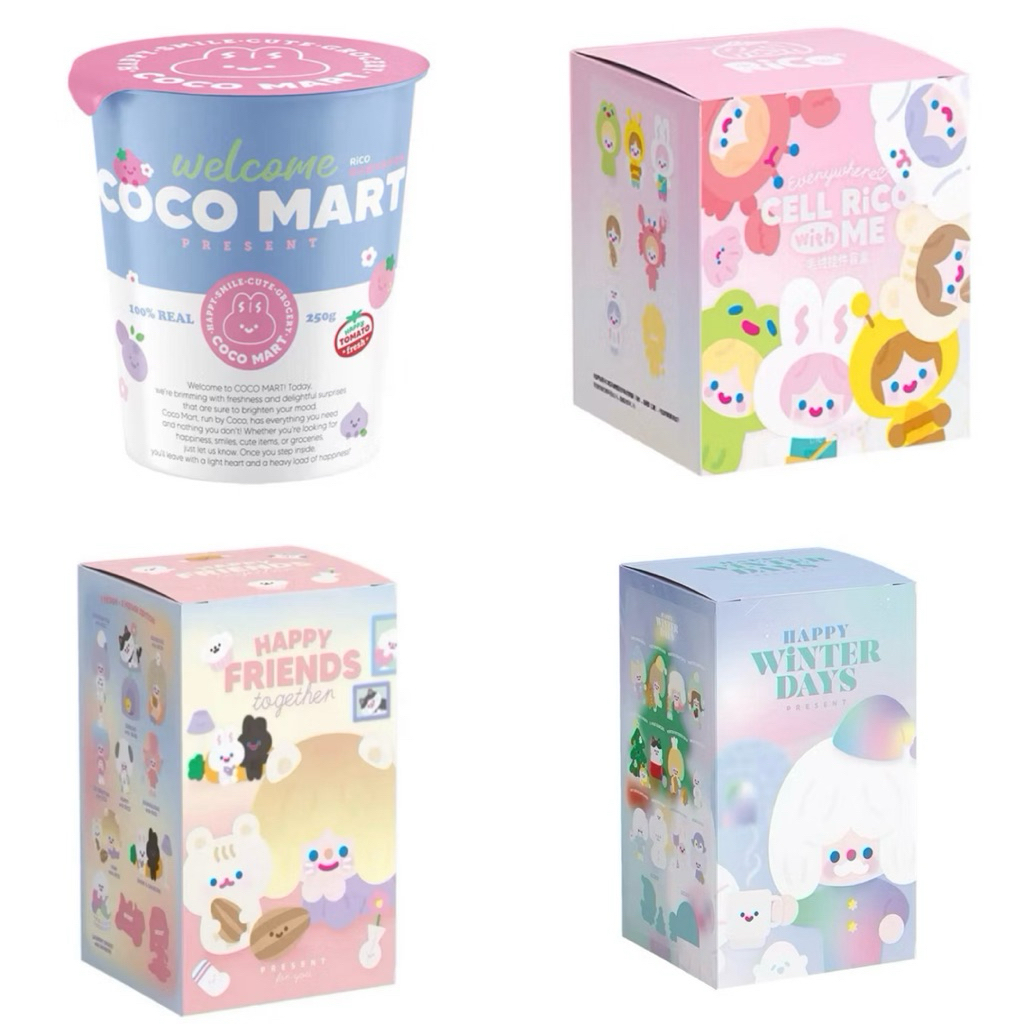 Rico Coco Mart, Rico Happy Freinds Together, Rico Island, Rico Happy Winter Days, Cell Rico With Me 