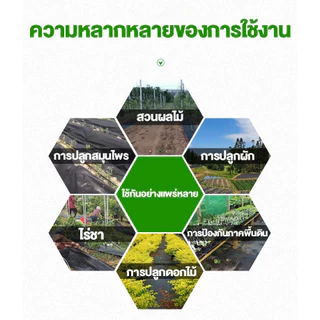COD ผ้าคลุมดิน(เกรด A)10-50mคลุมดิน ผ้าคลุมหญ้า พลาสติกคลุมวัชพื พลาสติกเกรดส่งออก ผสมUV ฆ่าหญ้า เห็นผลไวถายใน 1เดือน