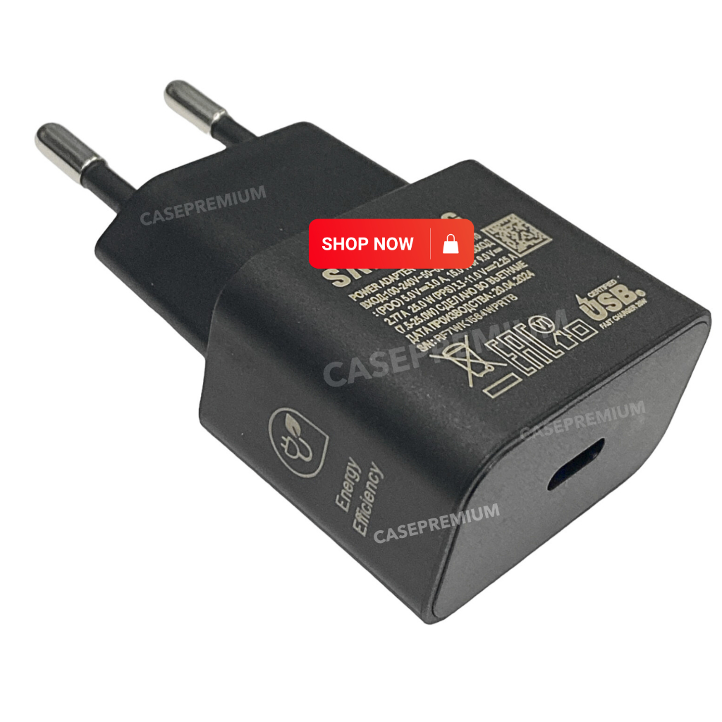 หัวชาร์จเร็ว Samsung ของแท้ 100% Adapter Fast Charge 25W USB-C Super Fast Charging Original ราคา ถูกที่สุด ดีลบีเคเค แกลเลอรีภาพที่ 4