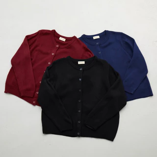 Anya cardigan เรียบ คาร์ดิแกน ไหมพรม คอกลม oversize plussize ยืดเยอะ ตัวสั้น