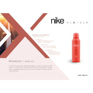 Nike Woman Deo Spray - Coral Crush 200ml/ไนกี้ สเปรย์ระงับกลิ่นกาย หญิง - โครัล ครัช