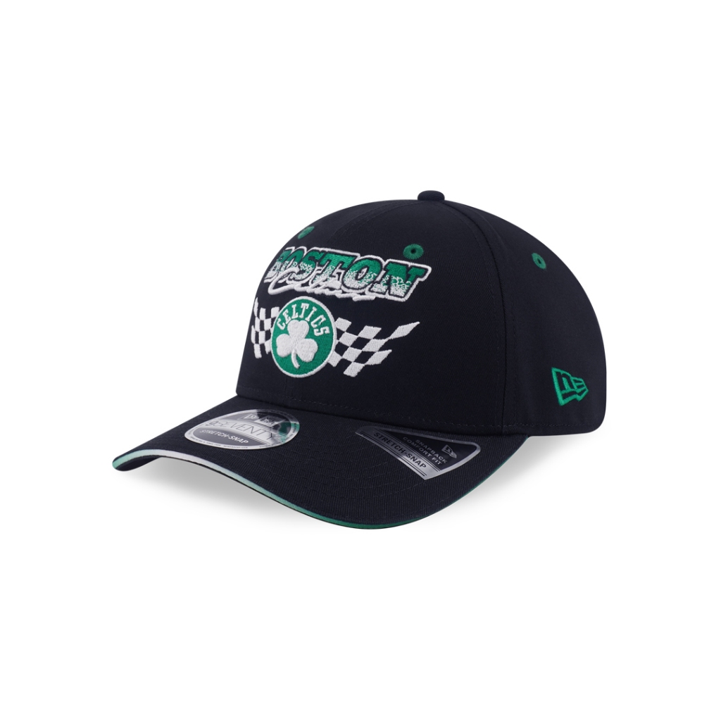 New Era หมวกรุ่น Boston Celtics Nba Racing Black 9Seventy Stretch Snap Cap