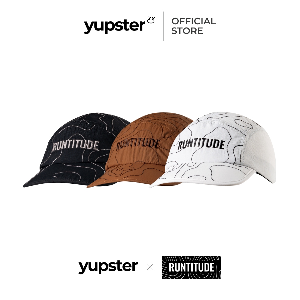 YUPSTER x RUNTITUDE หมวกวิ่ง 5 Panel Running Cap : 3 สี  ระบายอากาศดี จำนวนจำกัด