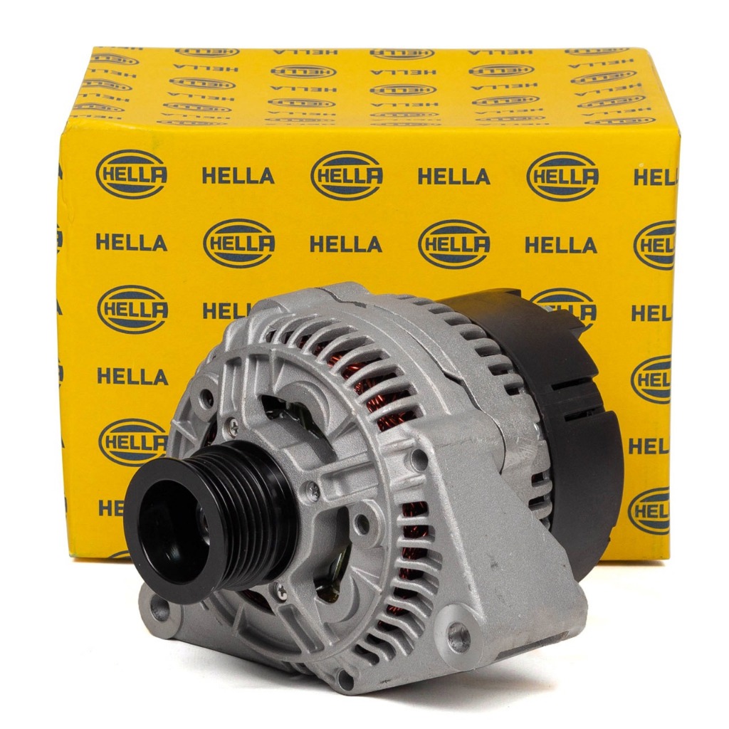 ⭐BENZ⭐ ไดชาร์ท 90A เครื่อง M111 รุ่น W124 W202 W210 | HELLA 8EL 011 710-061 | OE 009 154 59 02 | ไดช