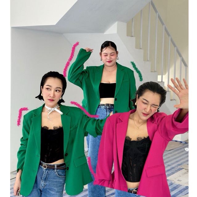 Ivy blazer…P27...blazer unisex (ผู้ชายใส่ได้)