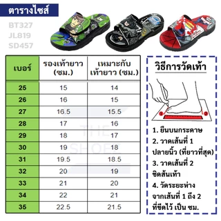 รองเท้าแตะเด็ก เท้าอูมใส่ได้ เท้าผอมใส่ได้ ลายเบนเทน ลิขสิทธิ์แท้ Kenta รองเท้าเด็กผู้ชาย BT327