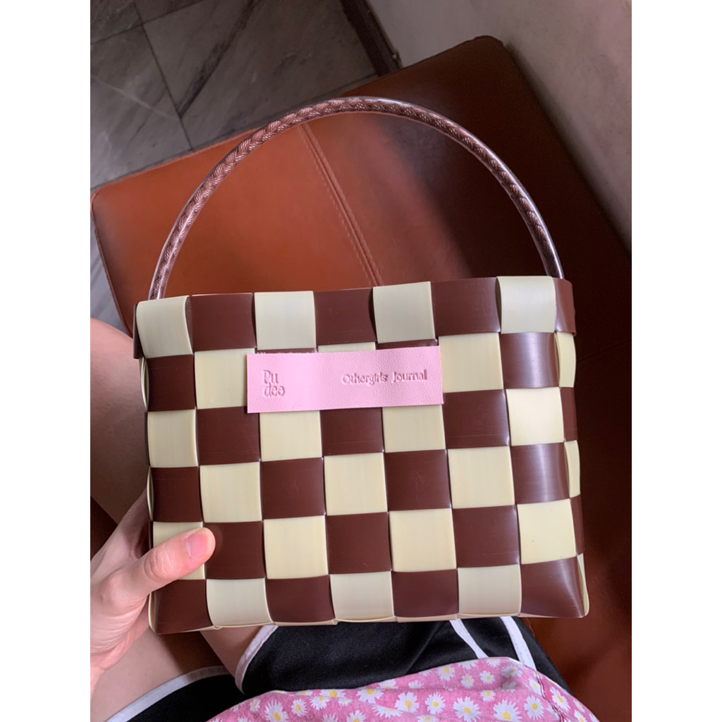 กระเป๋าถัก pudee pudee สี milo🐢🥥