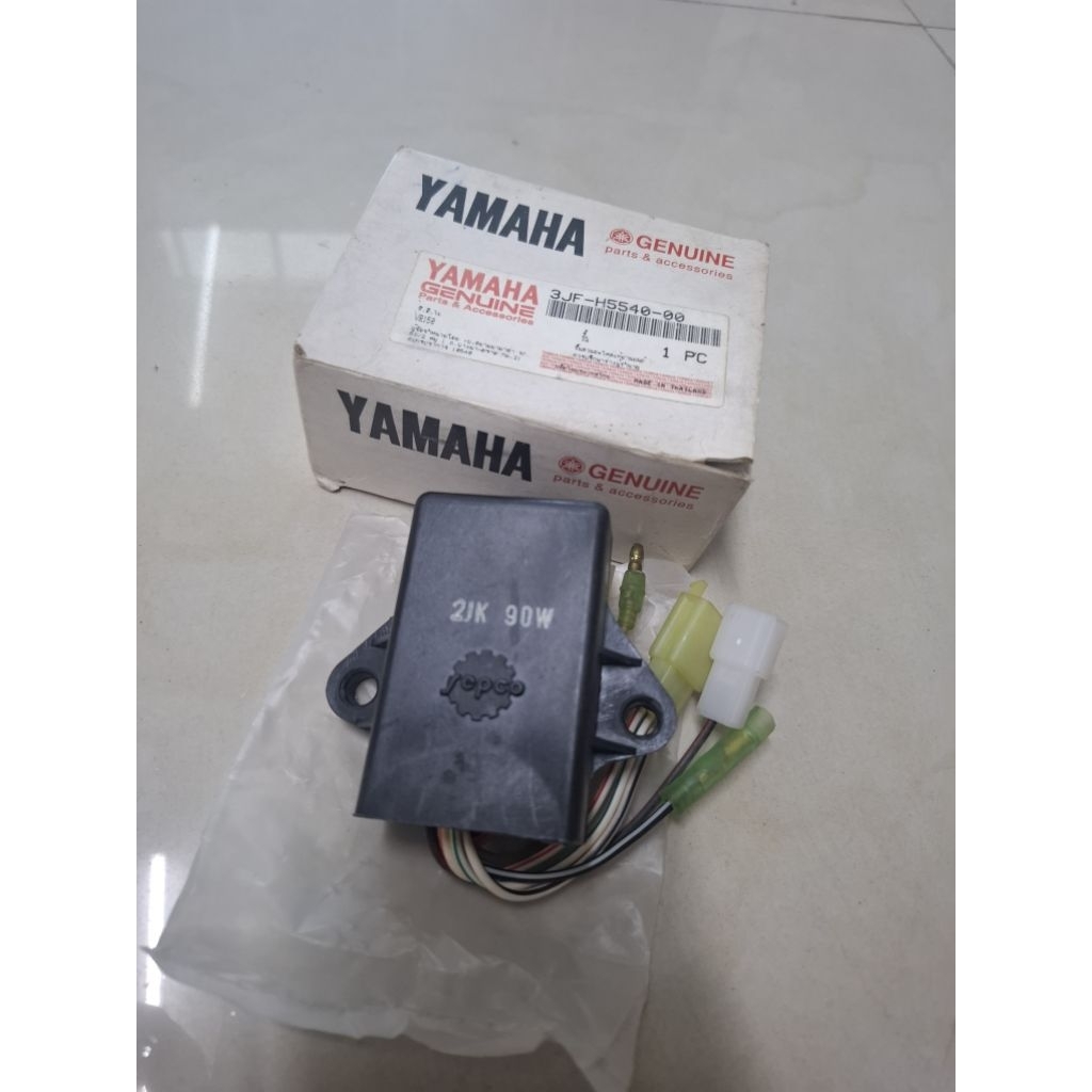 กล่องไฟ CDI ใส่ Yamaha VR150-VRR150-TZR150 รหัส 3JF-H5540-00 ของแท้ญี่ปุ่นใหม่เก่าเก็บสภาพสวยในกล่อง