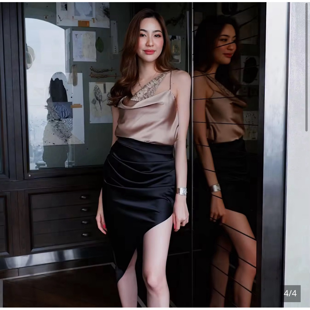 Quince.bkk - Roma silky skirt Size M