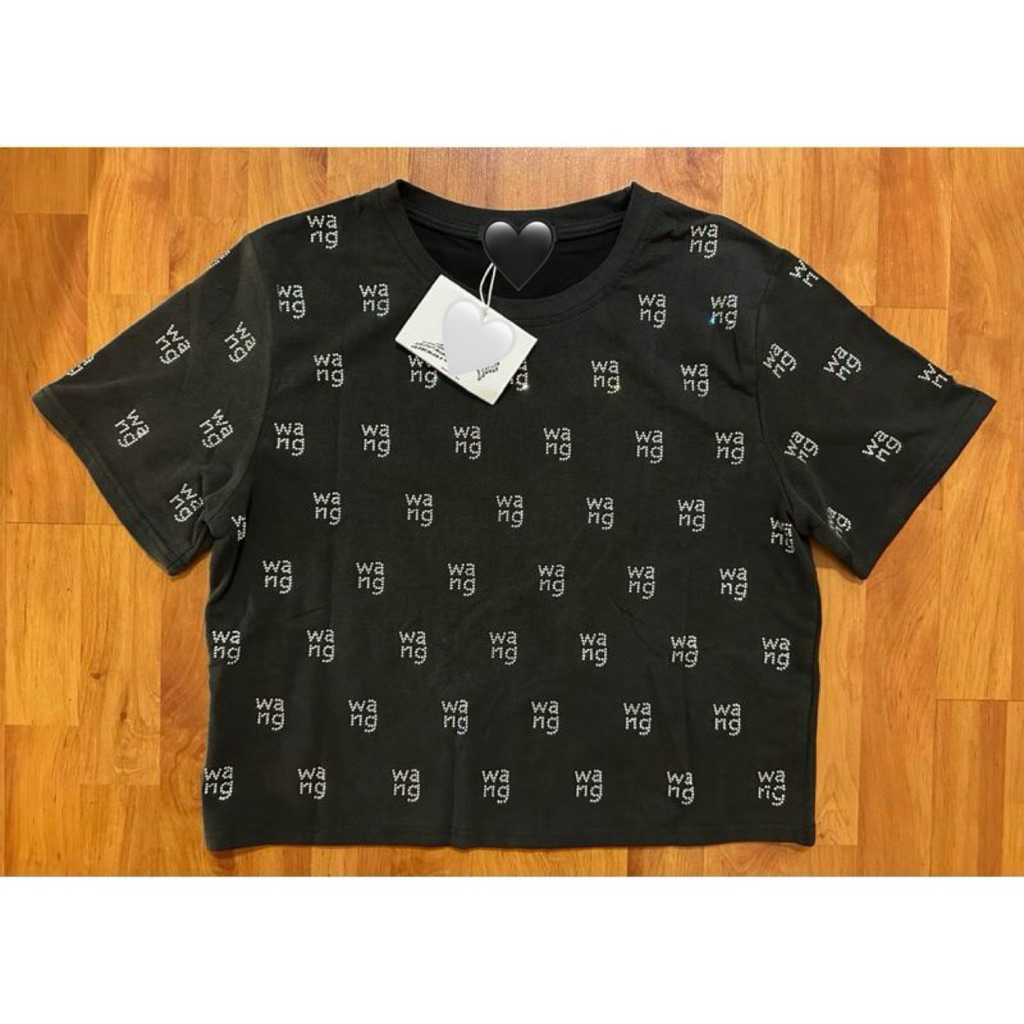 เสื้อยืดผ้าฟอก ทรงครอป งาน Yosita