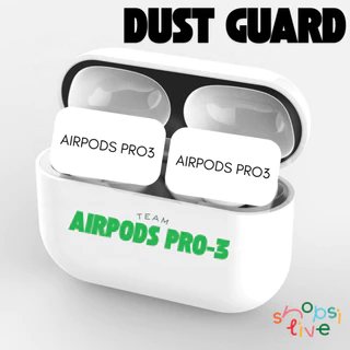 สติ๊กเกอร์กันคราบ AIRPODS PRO3 DUST GUARD 2025 ใช้สำหรับ airpods pro3 ฟิล์มกันรอยดำ มีหลายสีให้เลือก SHOPSITIVE