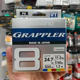 สาย PE Shimano Grappler X8 300m Made in Japan